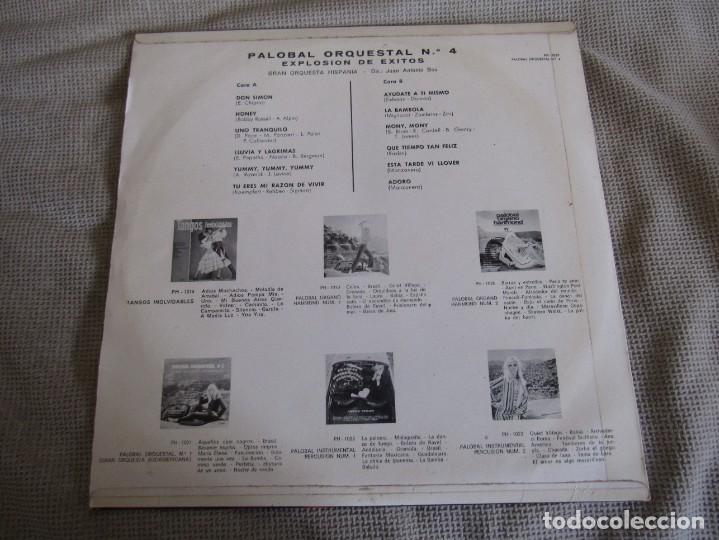 Discos de vinilo: Palobal Orquestal N&ordm; 4 - Explosion de Exitos - Gran Orquesta Hispania LP - Foto 2