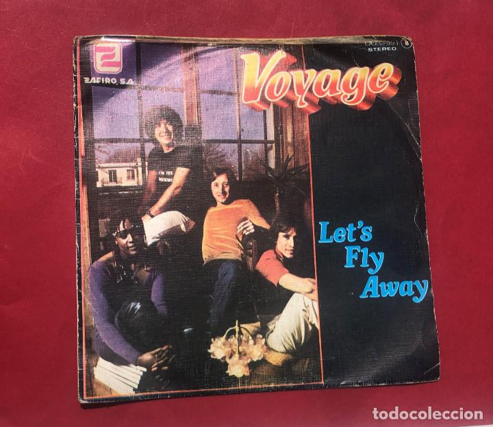 Discos de vinilo: DISCO SINGLE VOYAGE, LETS FLY AWAY, 1979 - Foto 1
