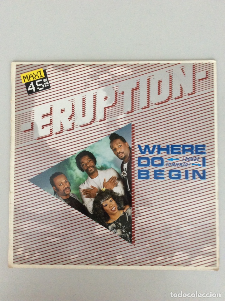 Discos de vinilo: Eruption. Where do begin (&iquest;donde comienzo?) - Foto 1