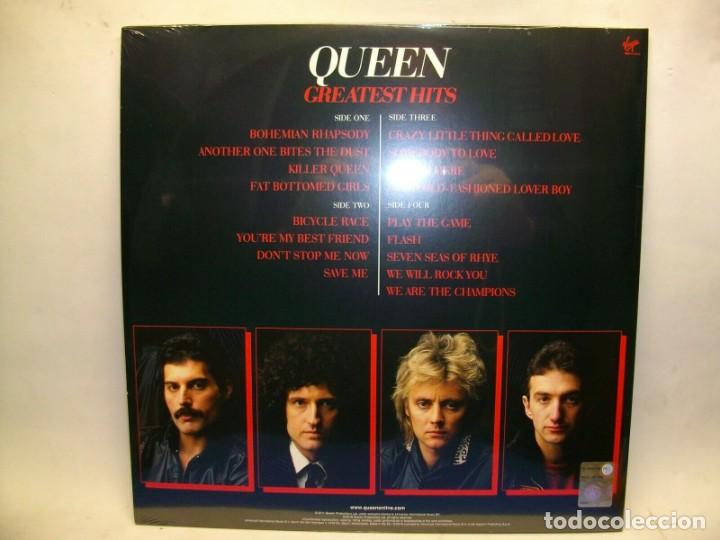 Discos de vinilo: QUEEN LOS GRANDES EXITOS VINILO 2 LP NUEVO Y PRECINTADO - Foto 2