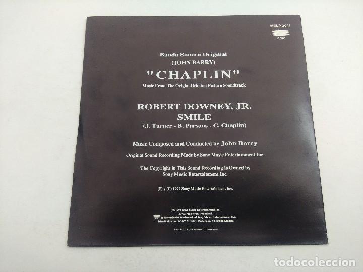 Discos de vinilo: SINGLE/JOHN BARRY/CHAPLIN/TEMA DE LA PELICULA/PROMOCIONAL. - Foto 3