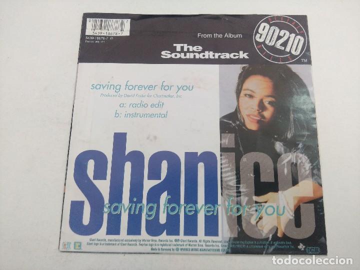 Discos de vinilo: SINGLE/SHAN ICE/SAVING FOREVER FOR YOU/TEMA 90210. - Foto 2