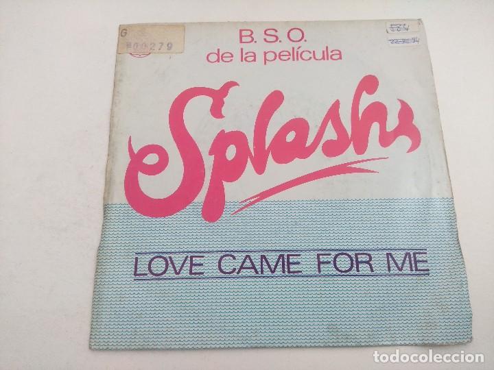 Discos de vinilo: SINGLE/LOVE CAME FOR ME/TEMA SPLASH. - Foto 1