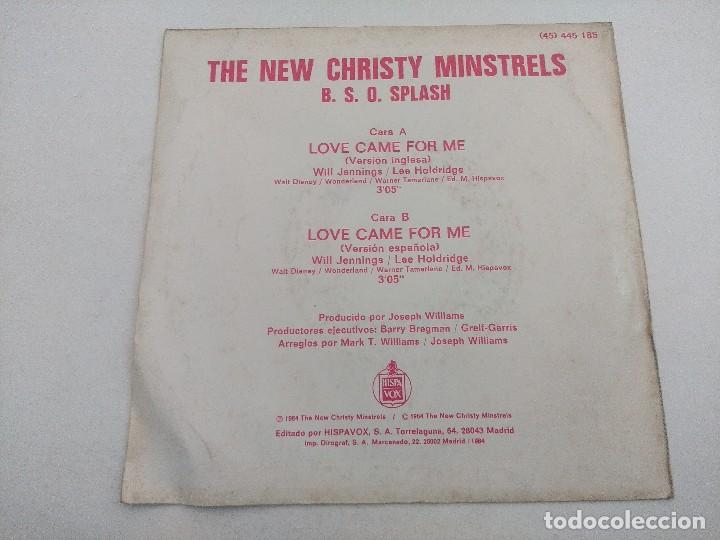 Discos de vinilo: SINGLE/LOVE CAME FOR ME/TEMA SPLASH. - Foto 3