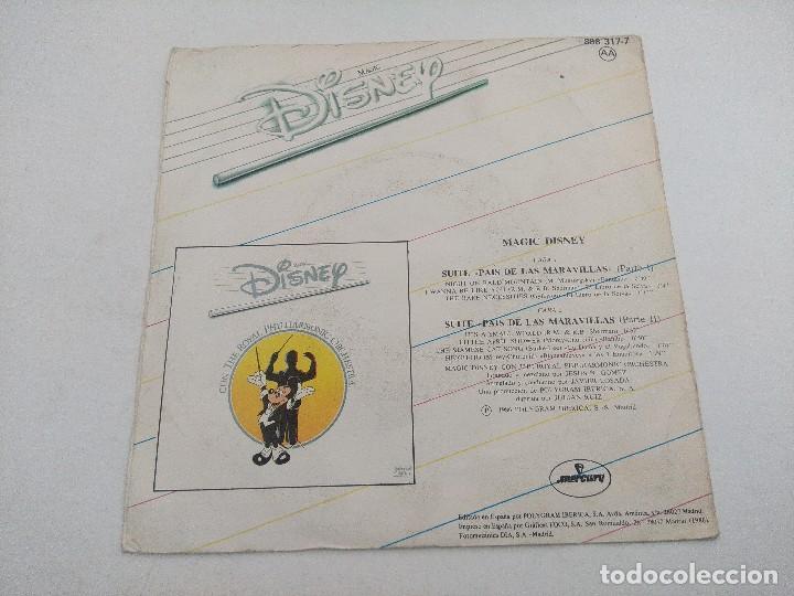 Discos de vinilo: SINGLE/MAGIC DISNEY THE ROYAL PHILHARMOCIC ORCHESTRA. - Foto 3