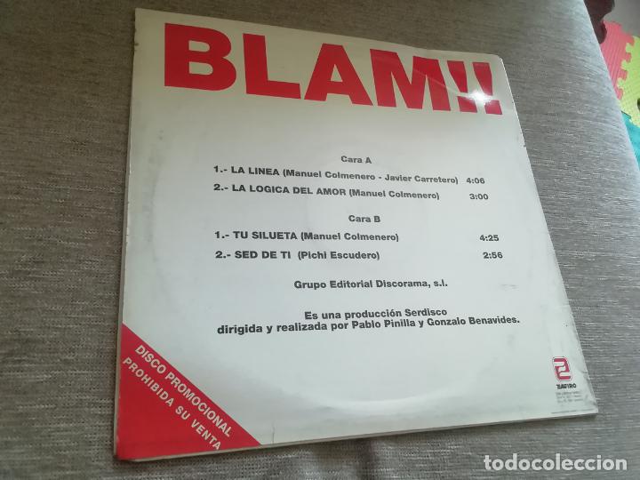 Discos de vinilo: Blam!! - la linea +3 temas. 12&rdquo; - Foto 2