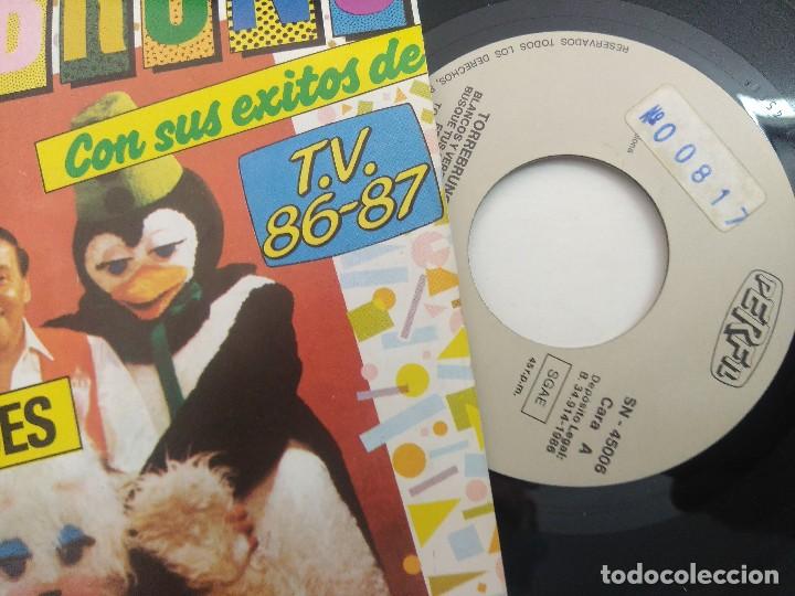 Discos de vinilo: SINGLE/TORREBRUNO Y SUS EXITOS DE TV 1986/87. - Foto 2
