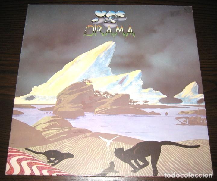 Discos de vinilo: YES - Drama - LP (Atlantic 1980) Germany - Gatefold + Insert - EX! - Foto 1