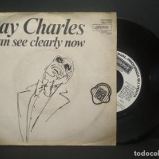 Discos de vinilo: RAY CHARLES - I CAN SEE CLEARLY NOW + THE JEALOUS KIND - SINGLE PROMOCIONAL 1978 PEPETO