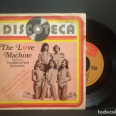 Discos de vinilo: SINGLE / THE LOVE MACHINE ‎– DANCE AND SHAKE YOUR FUNKY TAMBOURINE / EMI 1978 PEPETO