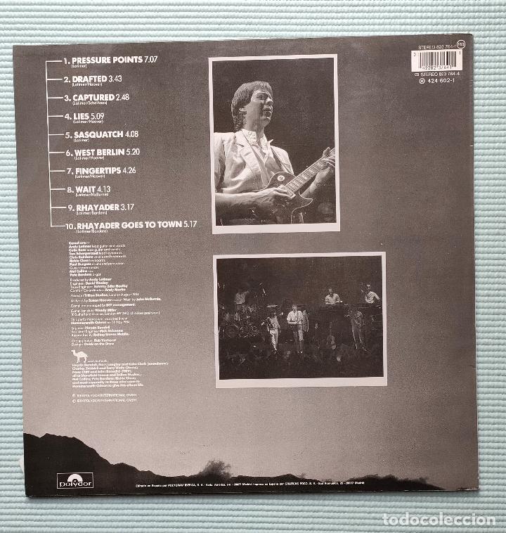 Discos de vinilo: CAMEL - PRESSURE POINTS , LIVE IN CONCERT - Foto 2