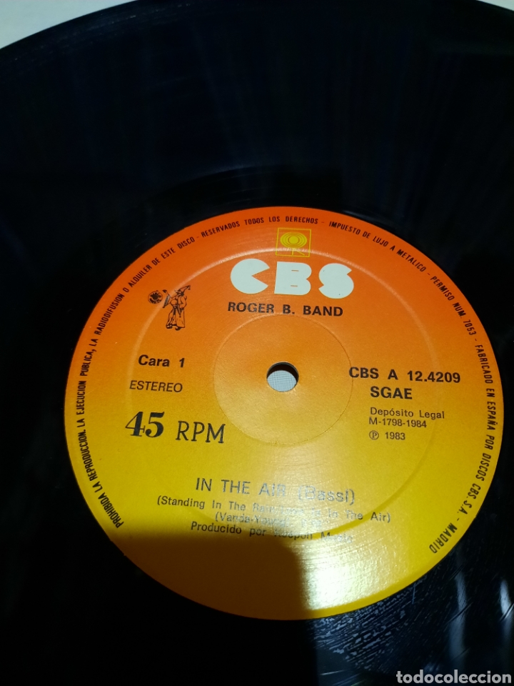 Discos de vinilo: Roger B. Band - in the air - Foto 3