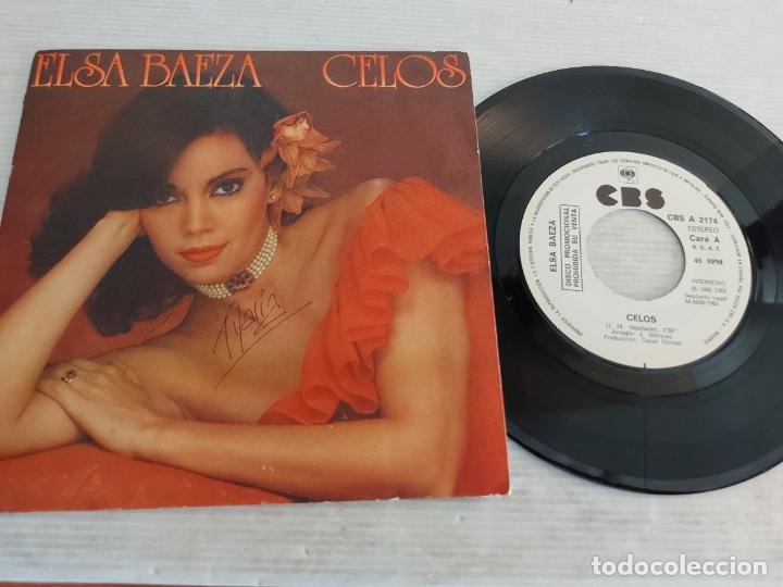 Discos de vinilo: ELSA BAEZA / CELOS / SINGLE PROMO - CBS-1982 / MBC. ***/*** - Foto 1