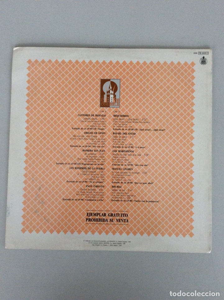 Discos de vinilo: Sevillanas 90 - Foto 2