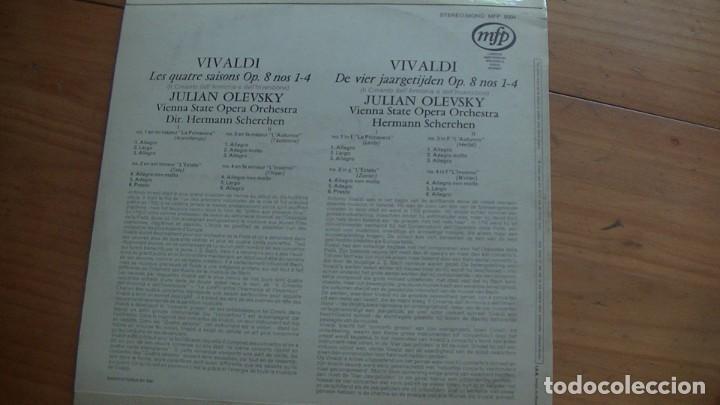 Discos de vinilo: LP VIVALDI. LES QUATRE SAISONS. MFP - Foto 2