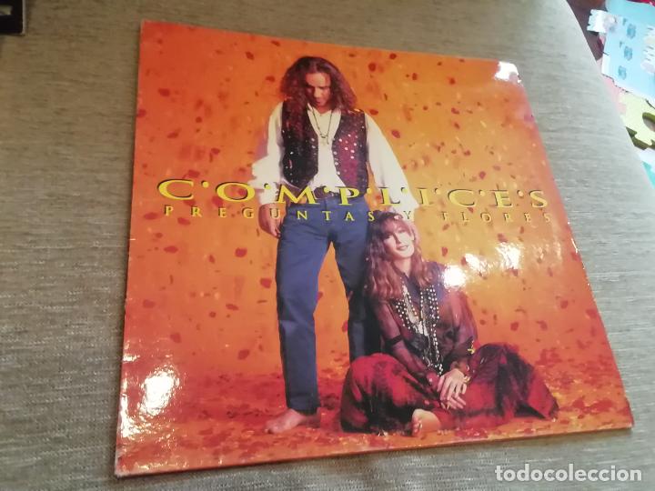 Discos de vinilo: C&oacute;mplices-preguntas y flores. Lp - Foto 1