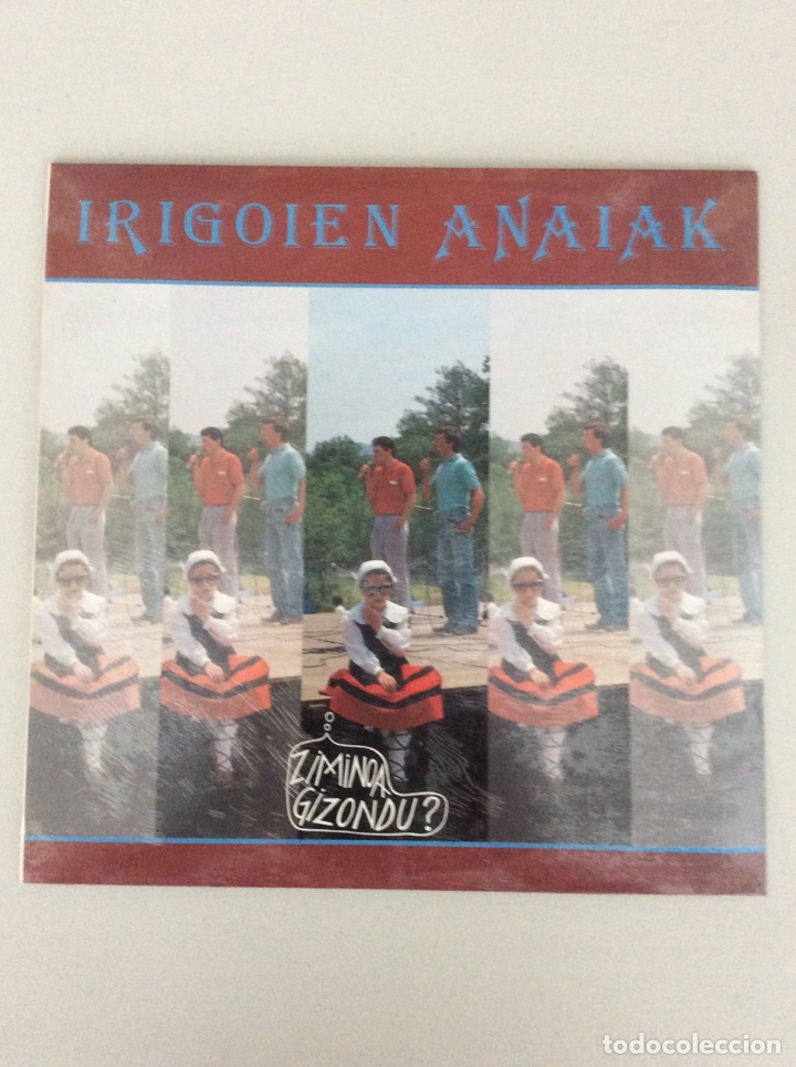 Discos de vinil: Irigoien Anaiak. Ziminoa Gizondu . (A&uacute;n retractilado)