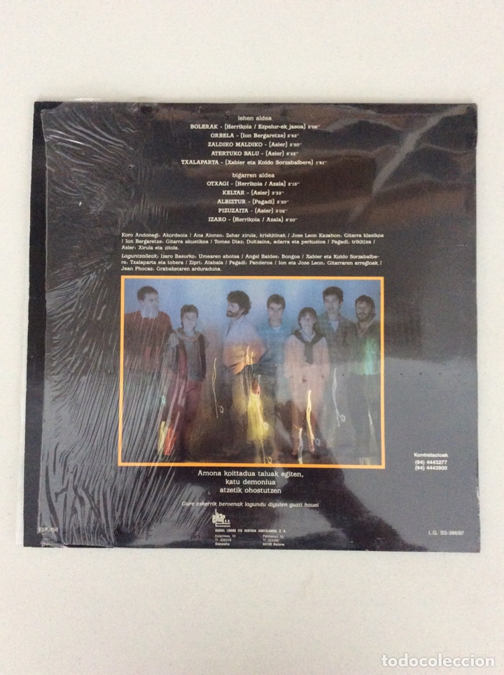 Discos de vinilo: Azala. Zaldiko Maldiko. - Foto 2