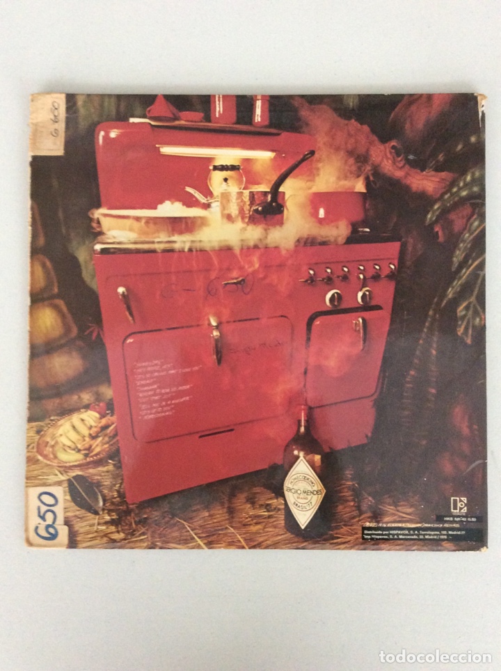 Discos de vinilo: Sergio Mendes. Homecooking & Brasil &lsquo;77 - Foto 2