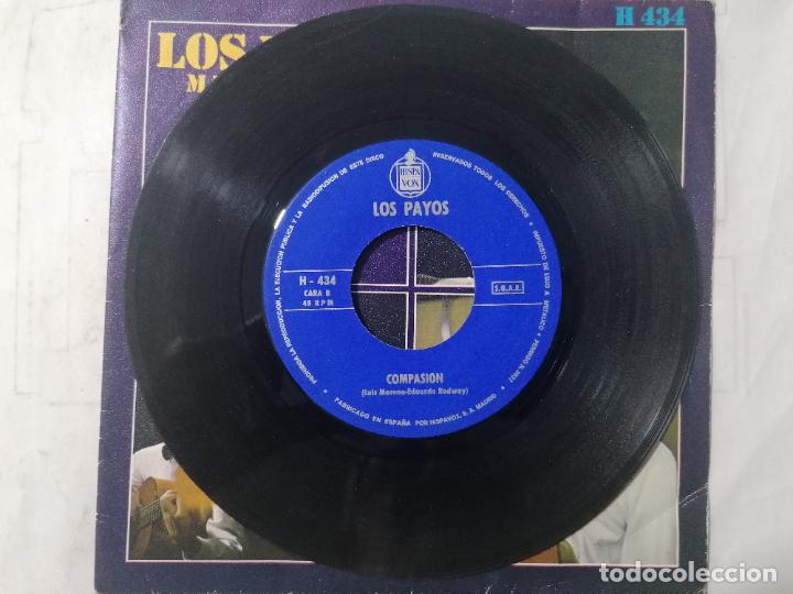 Discos de vinilo: DISCO SINGLE, LOS PAYOS, MARIA ISABEL Y COMPASION, A&Ntilde;O 1969, HISPAVOX - Foto 4