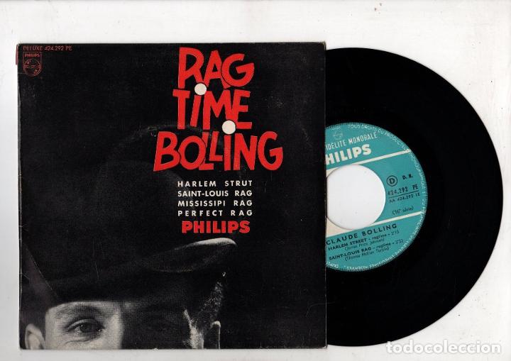 Discos de vinilo: SINGLE RAGTIME. CLAUDE BOLLING. PHILIPS - Foto 1