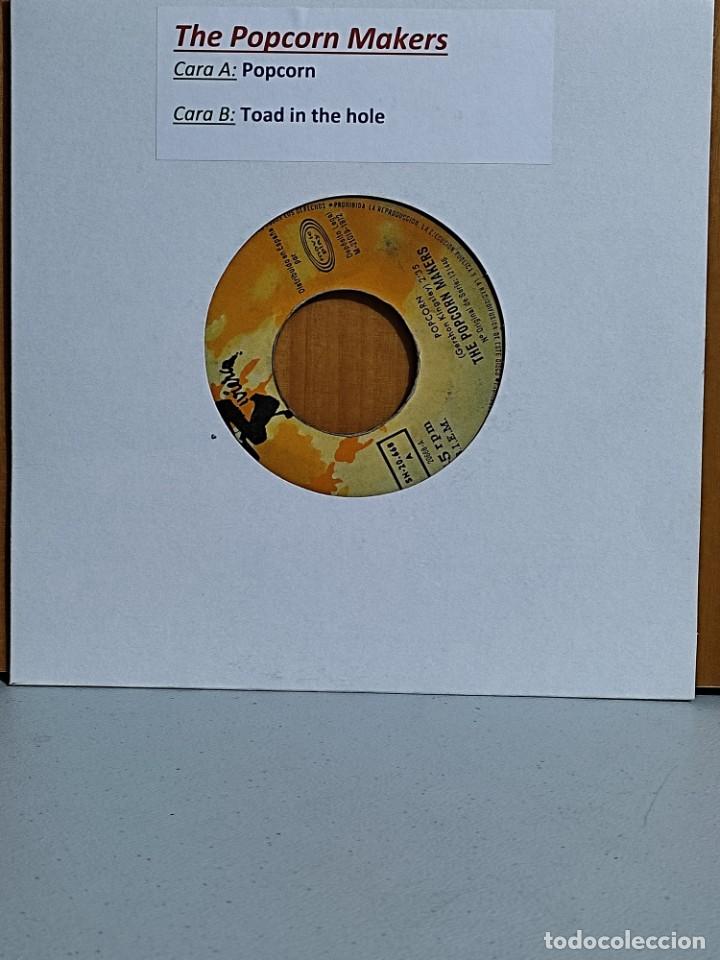 Discos de vinilo: Popcorn Makers. Pop corn/ Toad in the hole. Riviera, Spain 1972 single - Foto 1