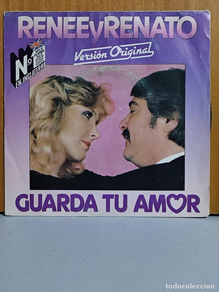 Discos de vinilo: RENEE Y RENATO Guarda tu amor - Foto 1