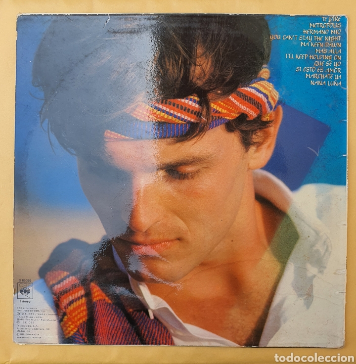Discos de vinilo: LP MIGUEL BOSE - M&Aacute;S ALL&Aacute; - 1981 - Foto 2