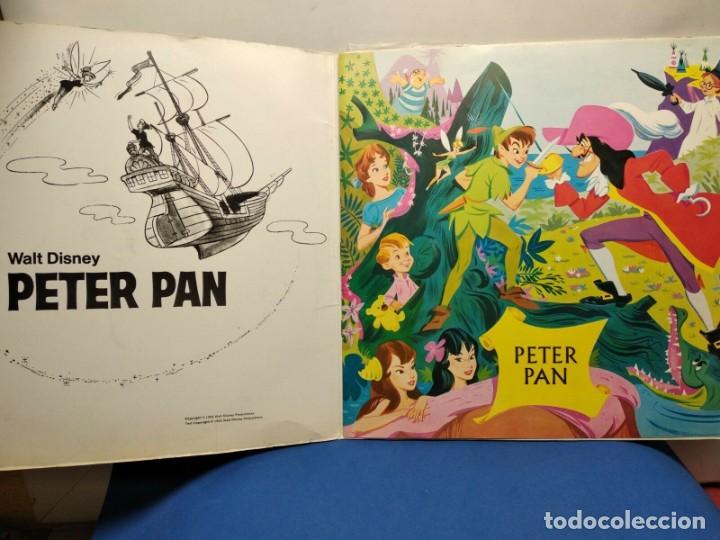 Discos de vinilo: PETER PAN WALT DISNEY DISCO VINILO CUENTO + LP - Foto 2