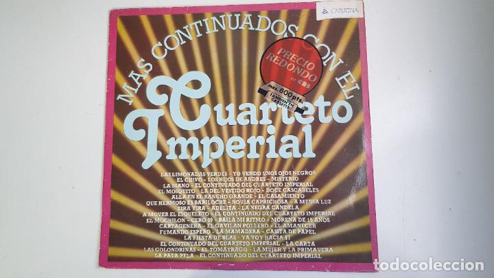 Discos de vinilo: MAS CONTINUADOS CON EL CUARTETO IMPERIAL (VINILO) - Foto 1