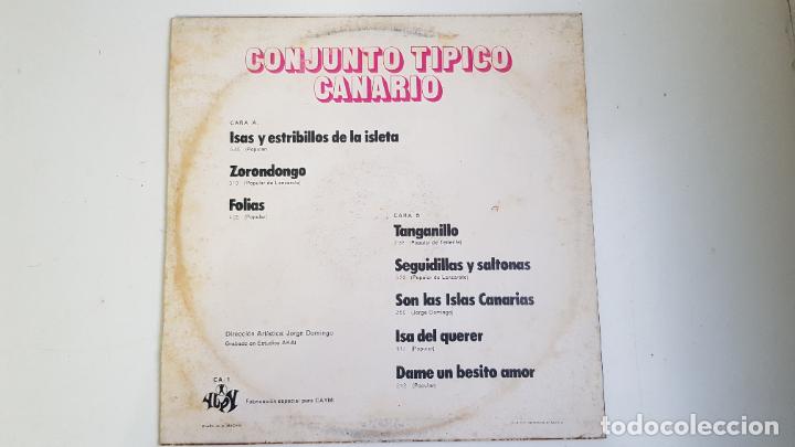 Discos de vinilo: CONJUNTO TIPICO CANARIO (VINILO) - Foto 2