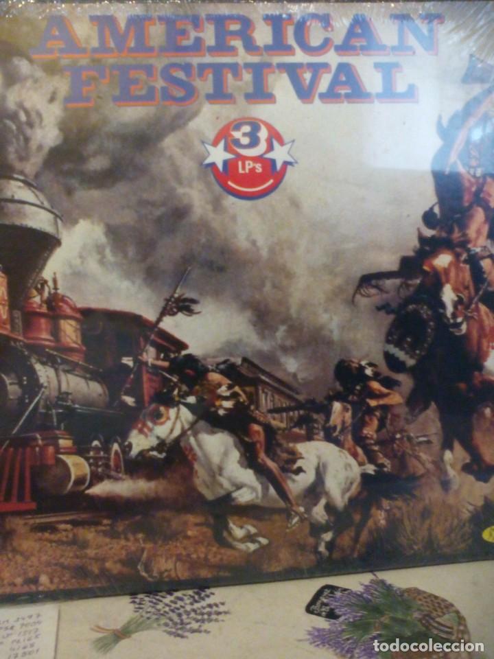 Vinyl-Schallplatten: BOX. 3 LP. AMERICAN FESTIVAL. (PRECINTADO)