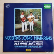 Discos de vinilo: NUESTRAS JOTAS NAVARRAS - CAMPEONES DE CAMPEONES, 1971 - LP - VINILO - ZAFIRO - 1972
