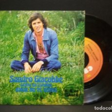 Discos de vinilo: SANDRO GIACOBBE-SINGLE AMOR NO TE VAYAS-EN ESPAÑOL CBS 1976 PEPETO. Lote 269948968