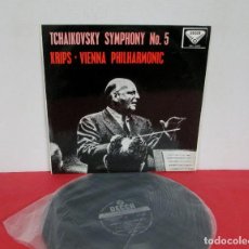 Discos de vinilo: TCHAIKOVSKY SYMPHONY Nº5 - KRIPS - VIENNA PHILHARMONIC - DECCA 1953 SPAIN SXL 2109 - N MINT. Lote 269971368