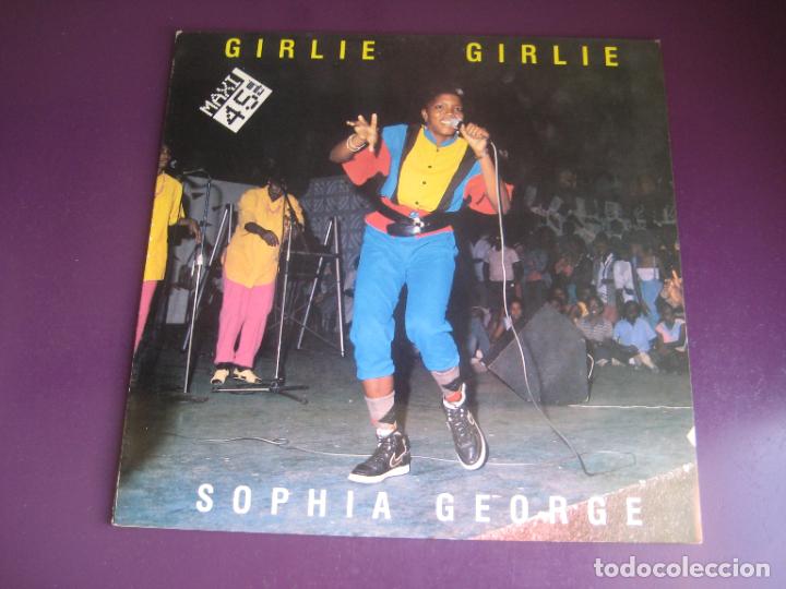 SOPHIA GEORGE ‎– GIRLIE GIRLIE - MAXI VICTORIA 1985 - REGGAE DISCO POP 80'S - SIN APENAS USO (Música - Discos de Vinilo - Maxi Singles - Disco y Dance)