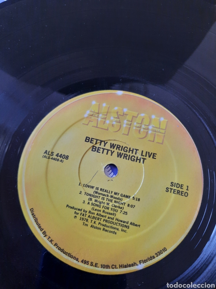 Discos de vinilo: Betty wright - Live. Edicion USA - Foto 3