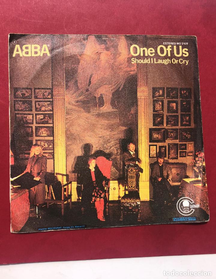 Discos de vinilo: DISCO SINGLE ABBA, ONE OF US, 1981 - Foto 4