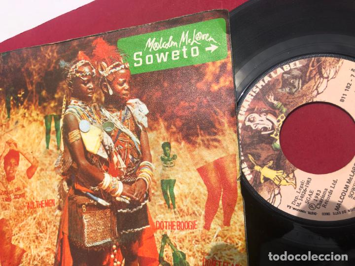 Discos de vinilo: DISCO VINILO SINGLE, MALCOLM MCLAREN, SOWETO, 1983 - Foto 3