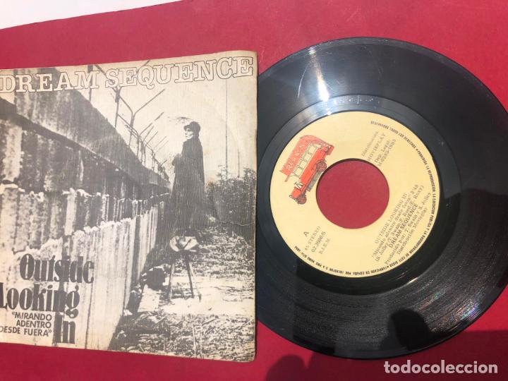 Discos de vinilo: DISCO VINILO SINGLE, DREAM SEQUENCE, OUTSIDE LOOKING IN, 1983 - Foto 2