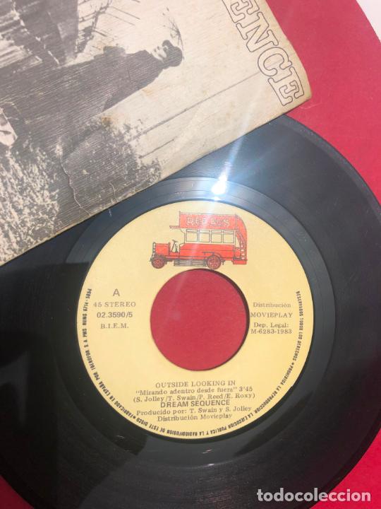 Discos de vinilo: DISCO VINILO SINGLE, DREAM SEQUENCE, OUTSIDE LOOKING IN, 1983 - Foto 4