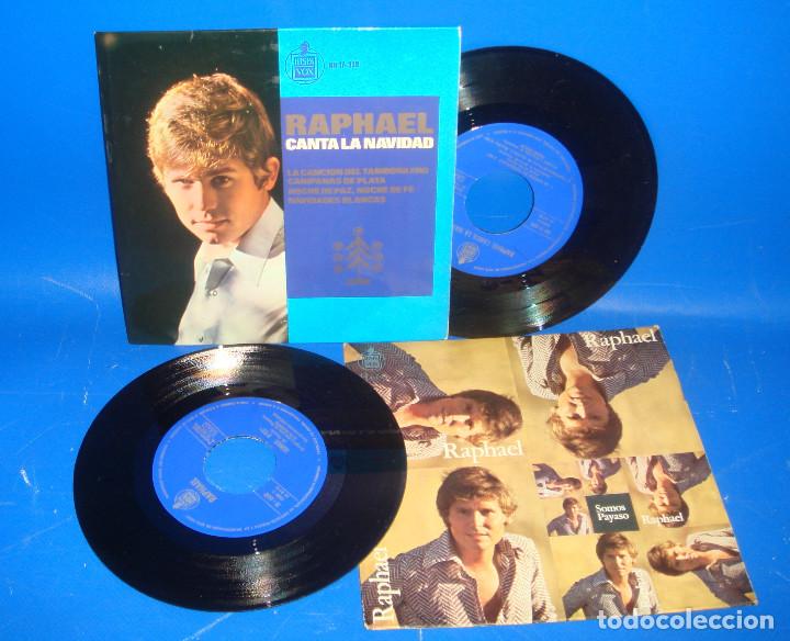 Discos de vinilo: RAPHAEL-dos eps/ singles buen estado - Foto 1
