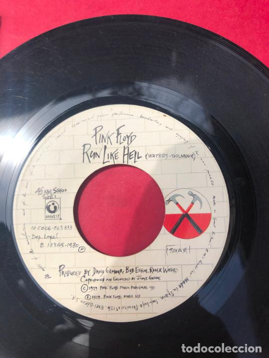 Discos de vinilo: DISCO VINILO SINGLE,PINK FLOYD, RUN LIKE HELL, 1980 - Foto 4