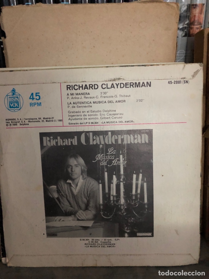 Discos de vinilo: Richard claydean a mi manera - Foto 2
