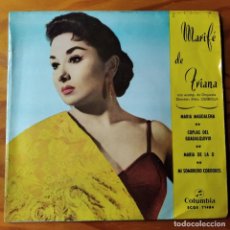 Discos de vinilo: MARIFE DE TRIANA -EP 1961- MARIA DE LA O/ COPLAS DEL GUADALQUIVIR/ MAGDALENA/ MI SOMBRERO CORDOBES