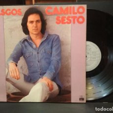 Discos de vinilo: CAMILO SESTO LP RASGOS PORTADA DOBLE 1977 ARIOLA SPAIN PEPETO. Lote 270557868
