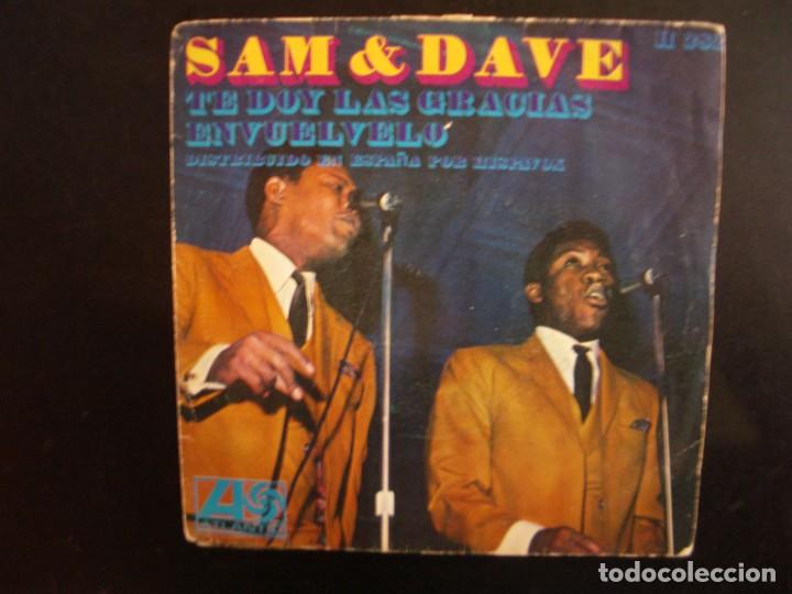 Discos de vinilo: SAM & DAVE- TE DOY LAS GRACIAS. SINGLE. - Foto 1