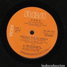 Discos de vinilo: ABBA: SUPER RARO SINGLE DE URUGUAY R.C. A ,1980- 33 RPM- RARE COLLECTORS- VINTAGE PIECE