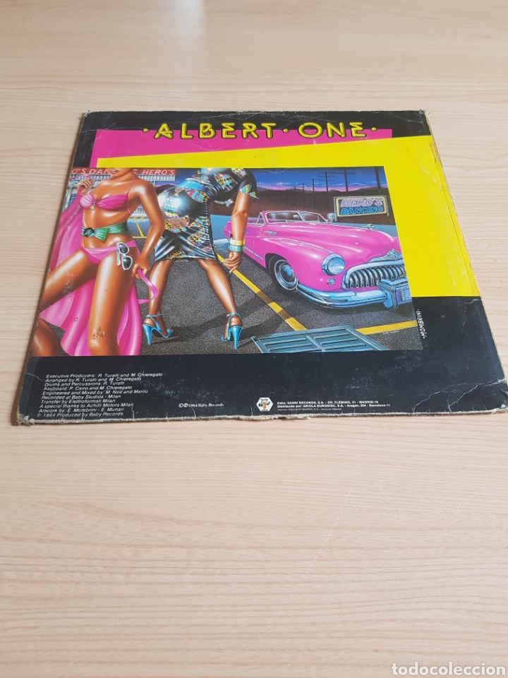 Discos de vinilo: ALBERT ONE TURBO DIESEL MAXI SINGLE VINILO - Foto 2
