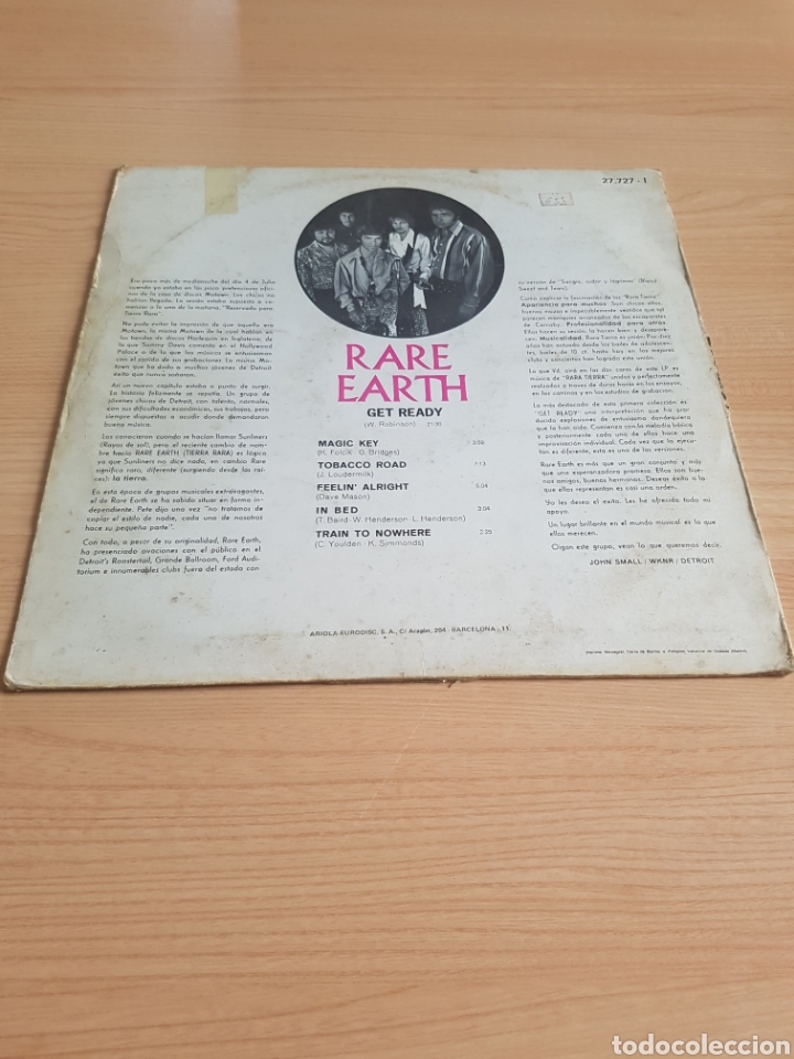 Discos de vinilo: RARE EARTH GET READY VINILO - Foto 2